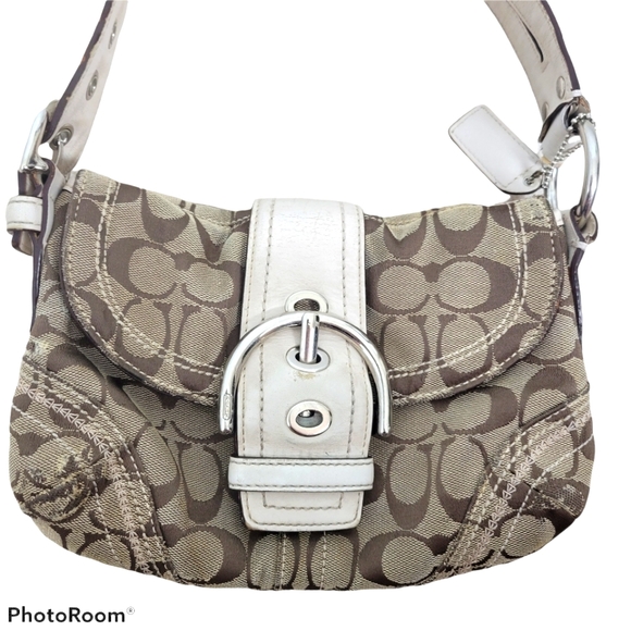 Coach Vintage Signature C Soho Cream Mini Bag - Picture 2 of 11